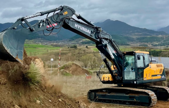 Stripe Image - Excavator